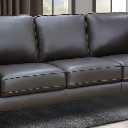Kingsdown 3-Seater All-Leather Sofa.