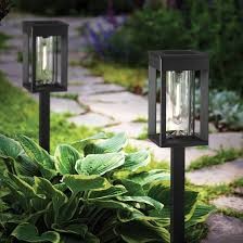 NS Pathway Lights Vintage-Style, 4-pack USED/MISSING STAKES