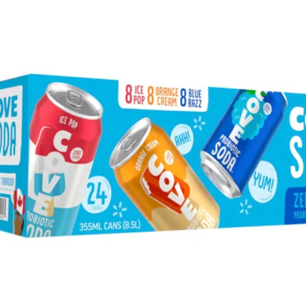 Cove Soda Variety, 22-24 × 355 mL