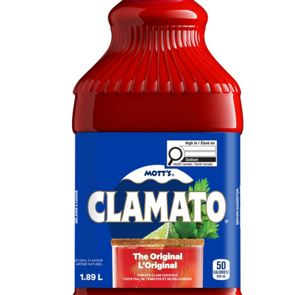 Mott's Clamato Original 4 x 1.89L