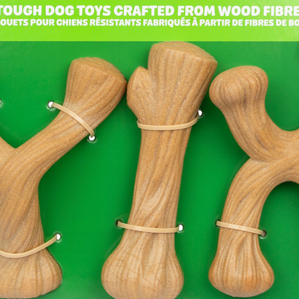 3 Pack Bamboo Toys – South Paw Bacon Flavoured