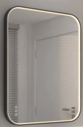 Artika Royce Rectangular LED Wall Mirror with Integrated Defogger