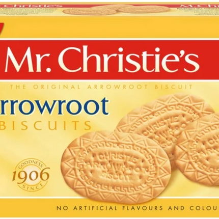 Christie Arrowroot Biscuits, 4pk
