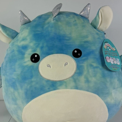 Squishmallow 20” Keith the Blue Tie Dye Dragon