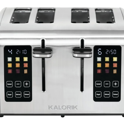 KALORIK TO50913SS 4 Slice Digital Toaster NEW