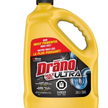 Drano Clog Remover and Cleaner, 3.8 L