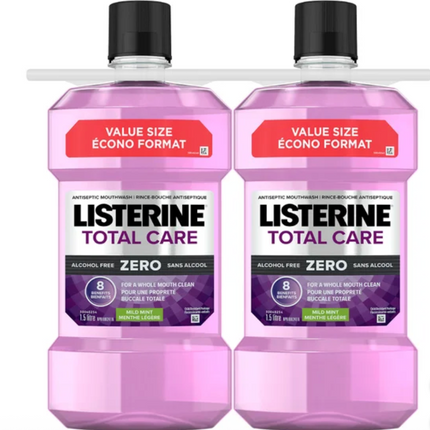 Listerine Total Care Zero, 1.5 L, Pack of 2