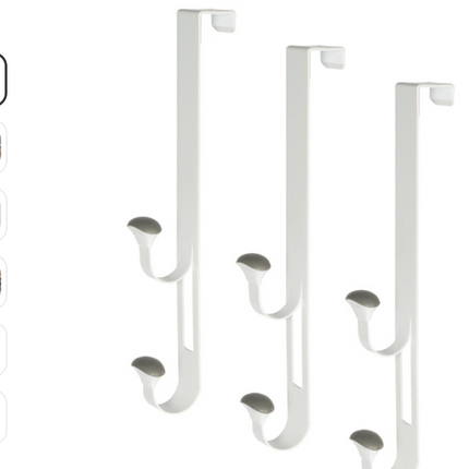 Neatfreak! Over-the-Door Non-Slip Hooks 3 Pack