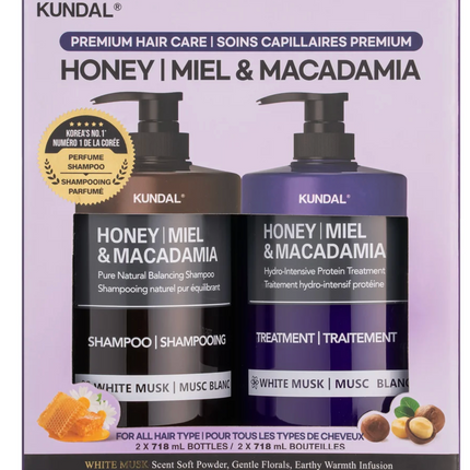 Kundal Honey Shampoo and Treatment, 2 x 718 mL