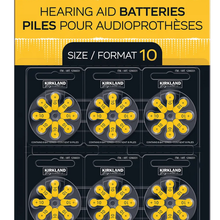 KS Hearing Aid Batteries 40-48 VARYING SIZE