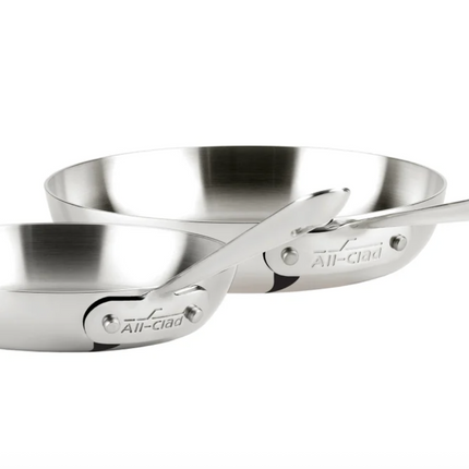 All-Clad 3-ply Skillet Set Used