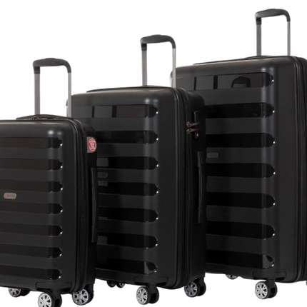 Air Canada Eerie 3-piece Hardside Luggage Set USED WHEEL BROKEN