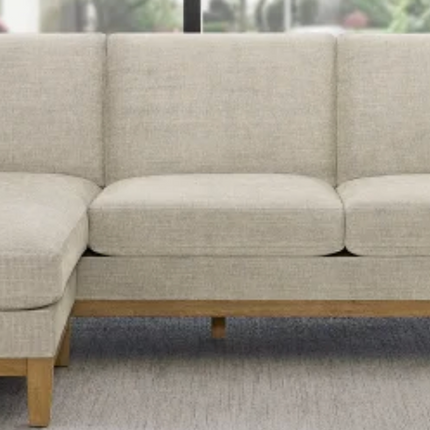 Henredon Murphy 2-piece Fabric Sofa with Reversible Chaise