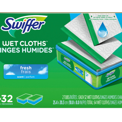 Swiffer Wet Mopping Cloths pack of 1