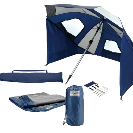 Sunsoul Umbrella Shelter and Beach blanket Combo