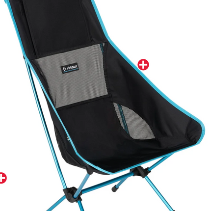 Helinox Chair Two, Original Lightweight, Compact, Collapsible Camping Chair, 2-pack