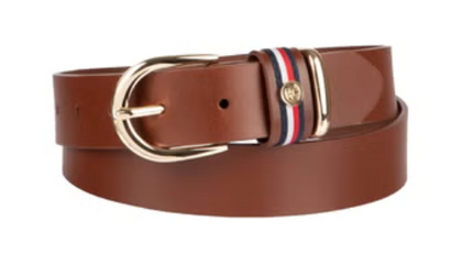 Tommy Hilfiger - Women's Leather Belt BROWN LG