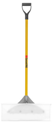 Garant Snow Pusher with Fiberglass Handle - 24-in