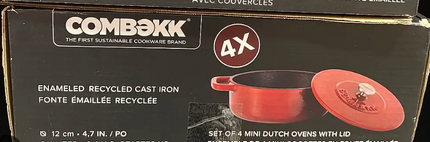 Combekk Mini Dutch Oven 4-Pack
