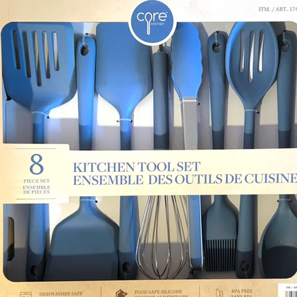 Core Kitchen Silicone Utensils, Set of 8