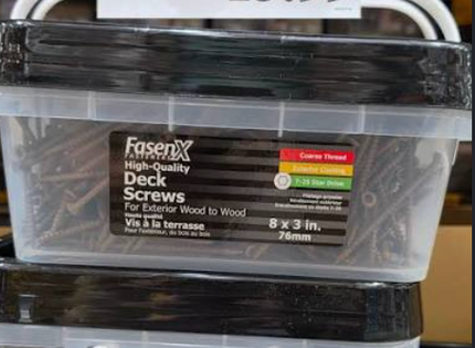 FasenX Fasteners Premium Deck Screws 920 Count