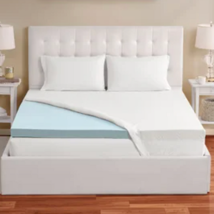 Martha Stewart 3 in. Memory Foam Mattress Topper QUEEN