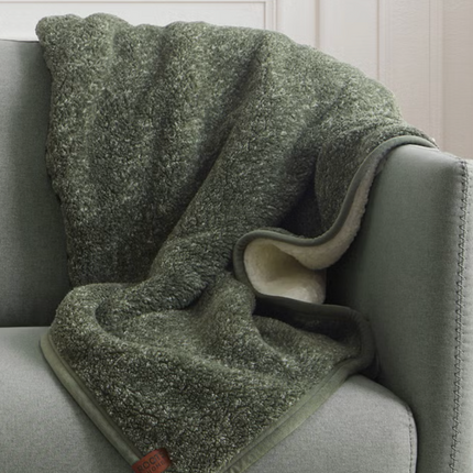 Roots Home Sherpa Throw TAUPE