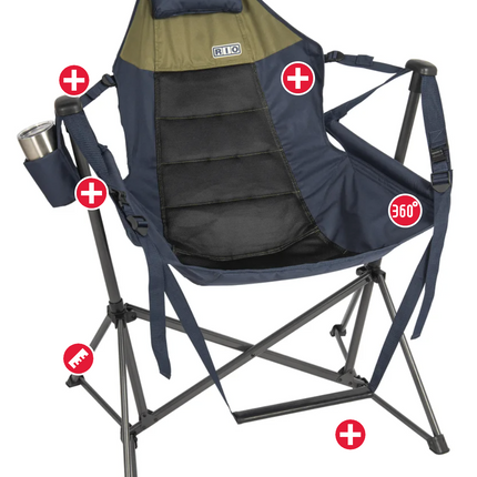 Rio Swinging Hammock Chair and or with Footrest