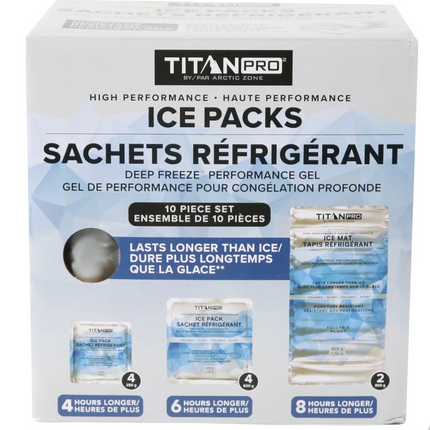 Titan Pro  Ice Packs  10-piece set
