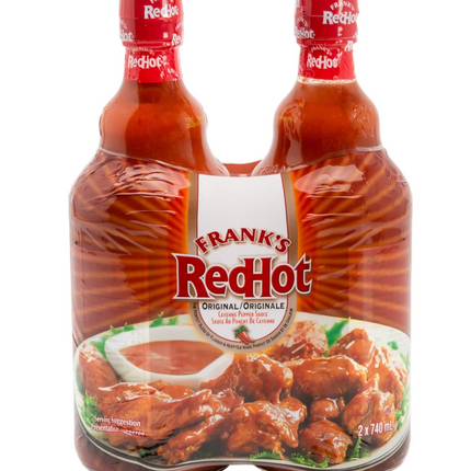 Frank’s Red Hot Sauce 2 x 740 mL