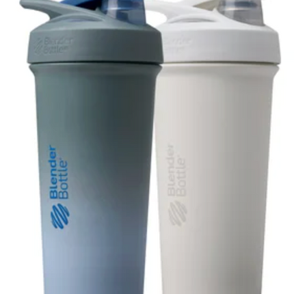 BlenderBottle Strada Stainless Steel Shaker Bottle, 740 ml (25 oz.), 2-pack