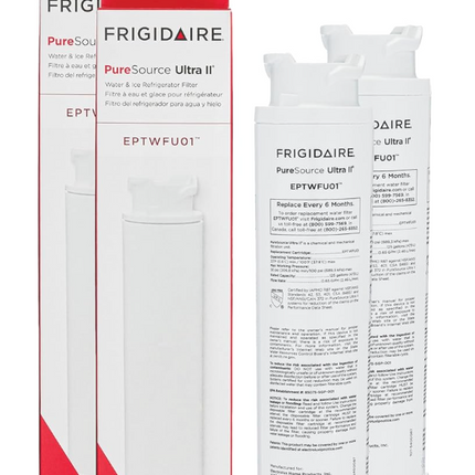 Frigidaire EPTWFU01 PureSource Ultra® II Refrigerator Water Filter Replacement | Set of 2
