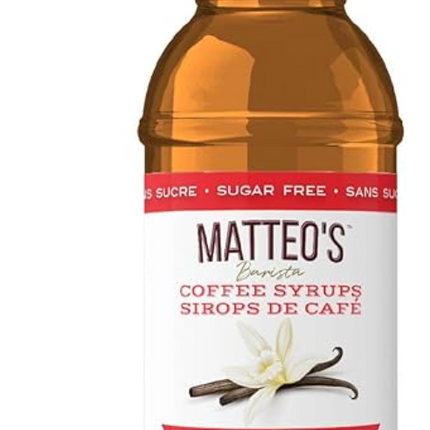 Matteo's Barista Style Sugar Free Vanilla, 750ml