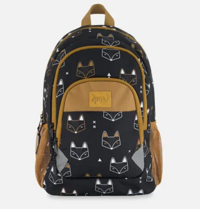 Toddler Backpack Black Fox