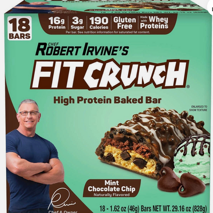 Chef Robert Irvine's Mint Chocolate Chip, 18 x 46g