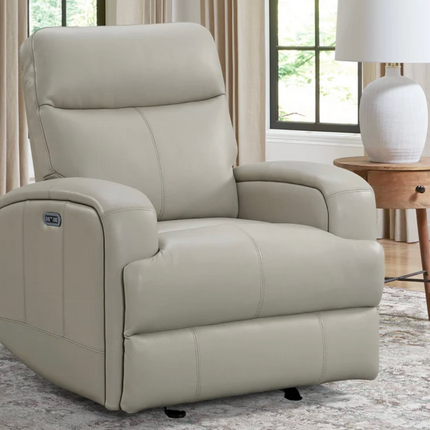 Sora Ridge Top-Grain Leather Glider Power Recliner