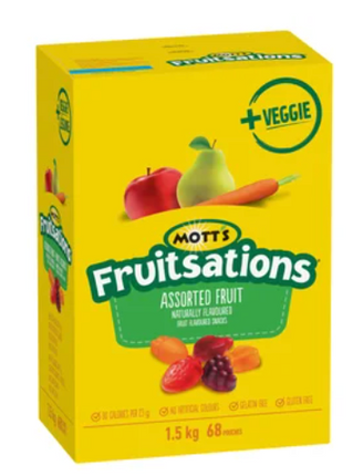 Mott’s Fruitsations 60-68 × 23 g