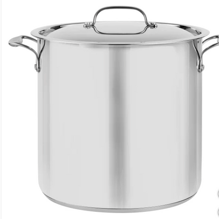 Bergner Stock Pot + Lid 16 L Used