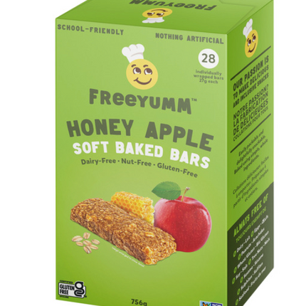 FreeYumm Honey Apple Bars 20-28 x 756g