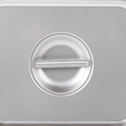 Sagetra Full-Size Rectangular Steam Pan and Cover.