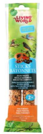 Living World Finch Sticks 2pk 60g