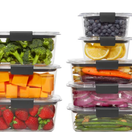 Rubbermaid Brilliance Food Storage Set, 10-piece
