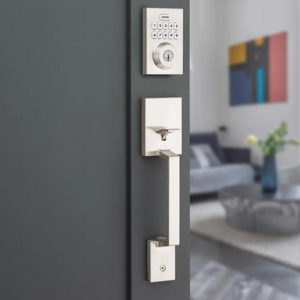 Weiser PB3 Lock + Handleset  Combo Pack