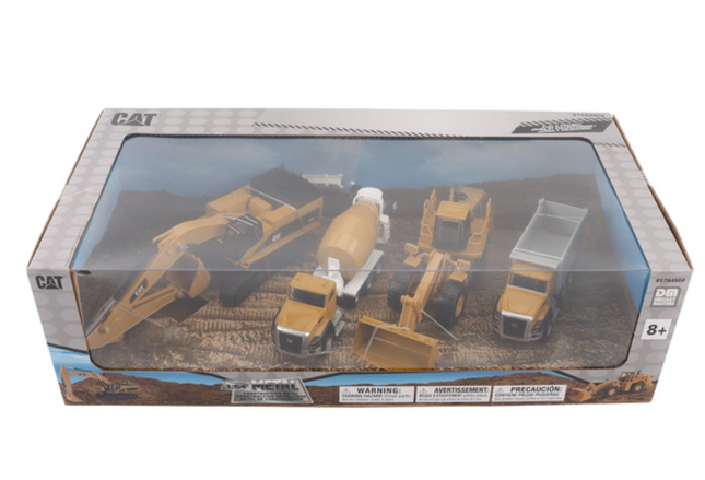 1:64 CAT Diecast 4 Pack Assortment