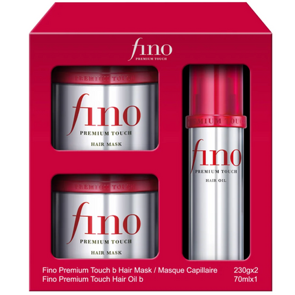 Shiseido Fino - Hair Masks, 2 x 230 g + 70 mL