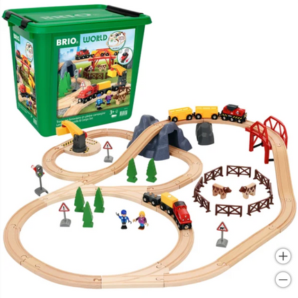 BRIO Large Countryside and Cargo Set INCOMPLETE