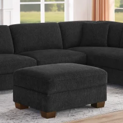 Thomasville Walsen 3-piece Fabric Sectional with Storage Ottoman