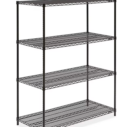Black Wire Shelving Unit - 48 x 24 x 63"