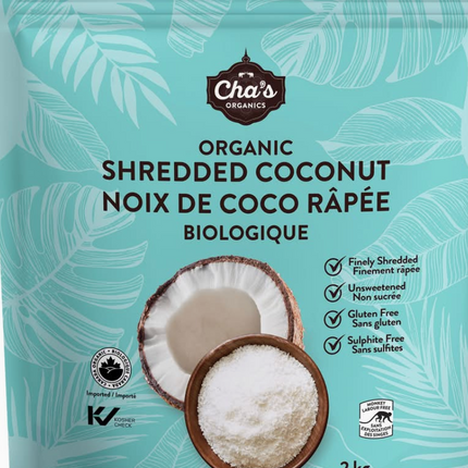 Cha's Organics Shredded Coconut 2kg