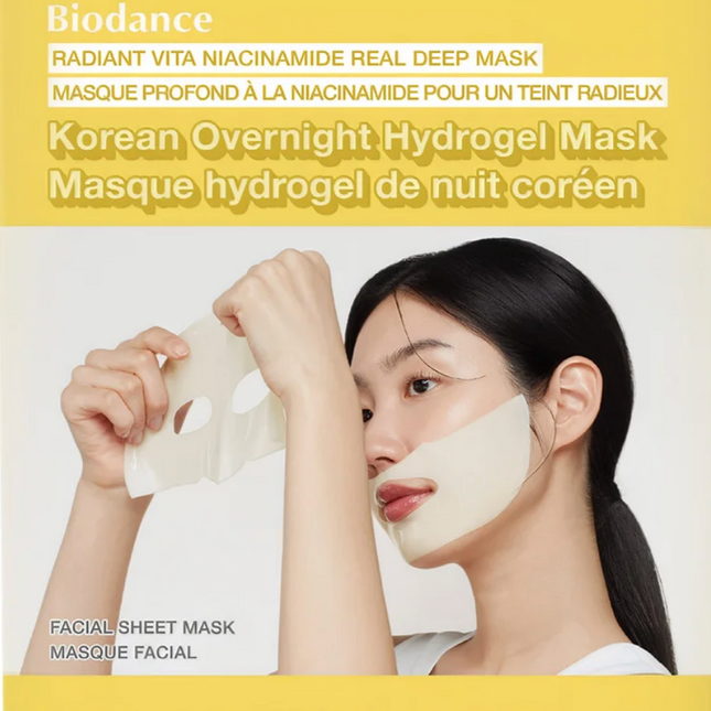 Biodance Radiant Vita Niacinamide Real Deep Mask, 20-24-sheets